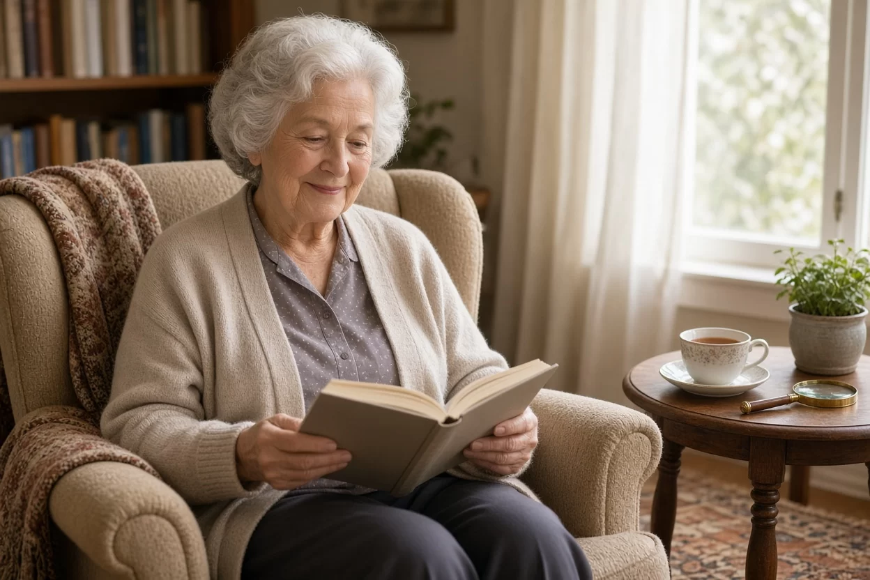 Creating a Senior Friendly Home Library: Reading Spaces