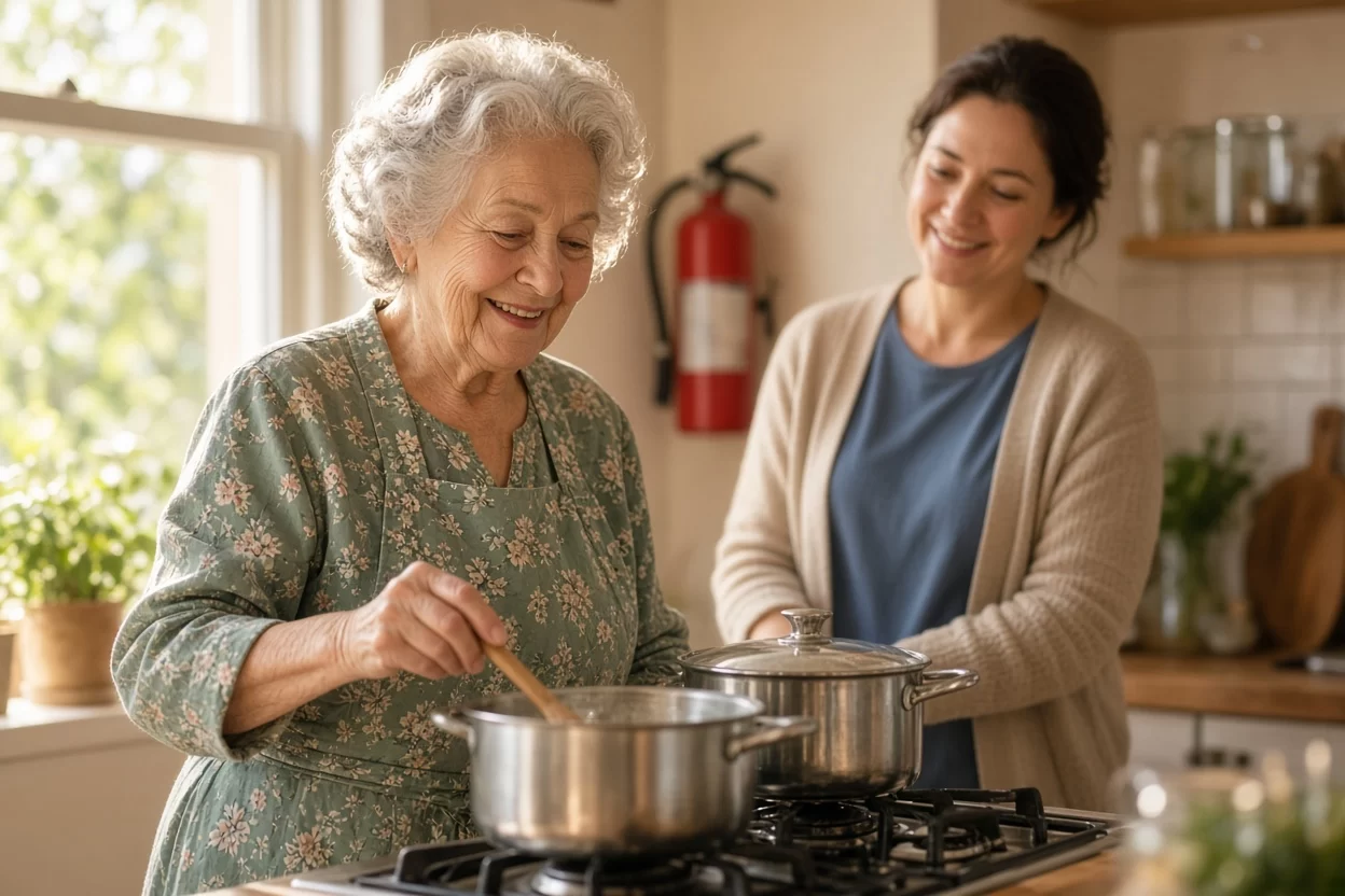 Preventing Kitchen Fires: Senior Cooking Safety Guide