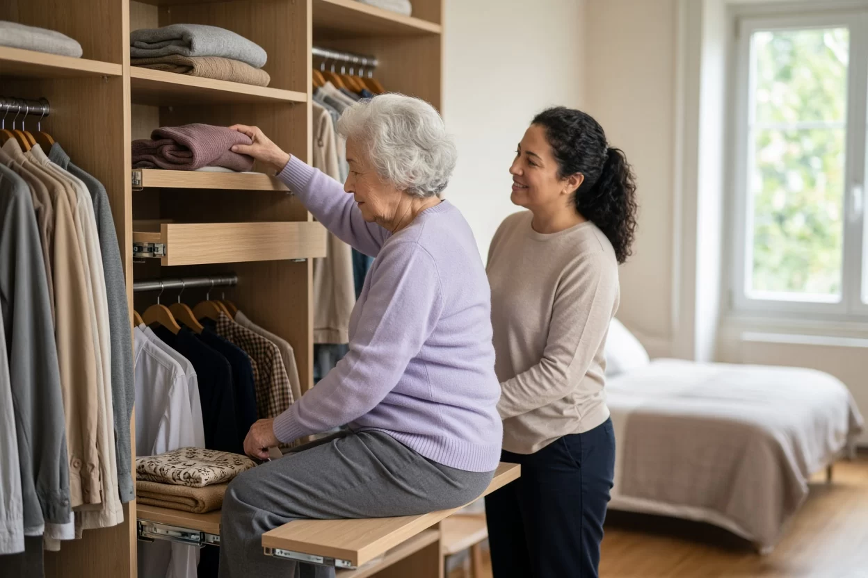 Smart Closet Organization: Adaptive Storage for Aging in Place